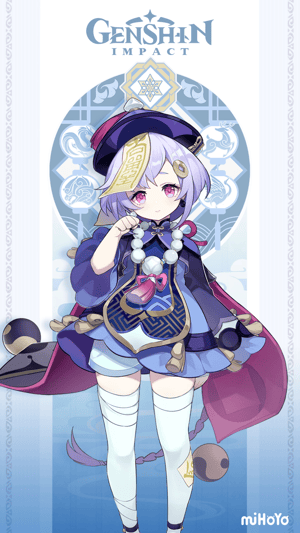 This is the Avatar Image for the Qiqi Genshin Impact [EN] AI Voice and Text to Speech Generator